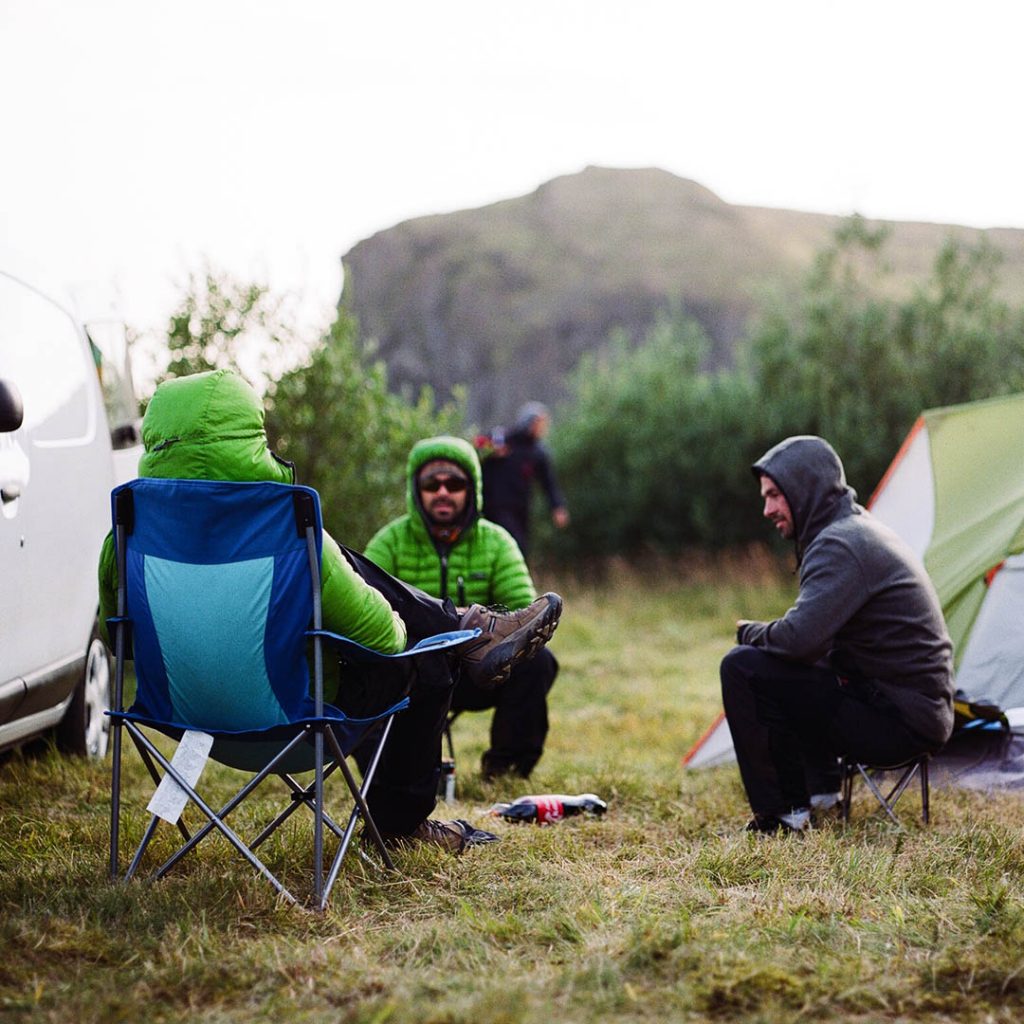 scout paramotor camping