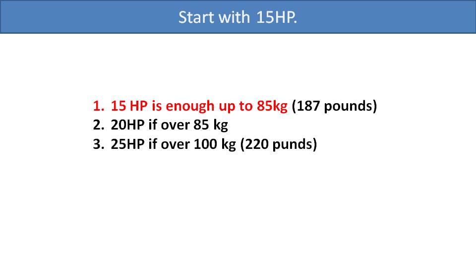 How Much Power Do You Need on Paramotor 1