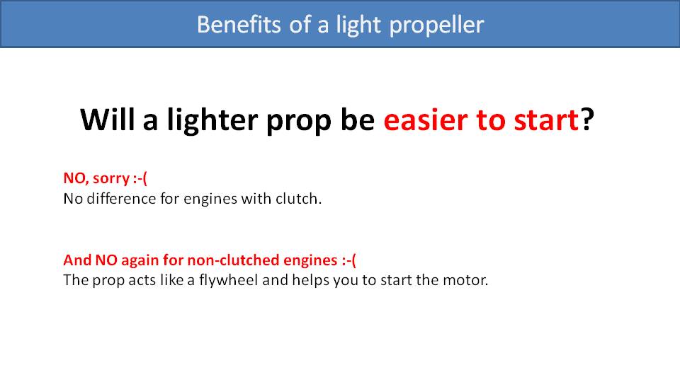 Paramotor Propeller Weight 3