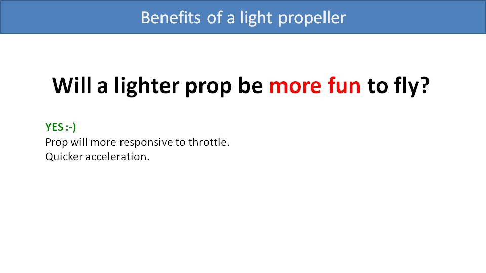 Paramotor Propeller Weight 4